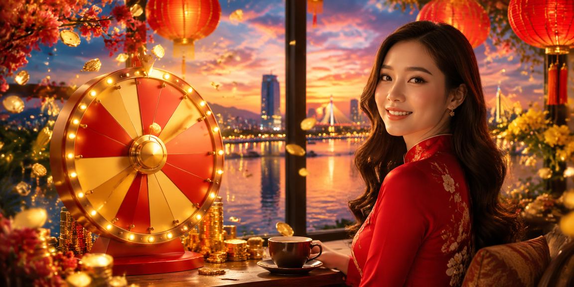 Bàn roulette tại sòng bạc hiện đại ở Đà Nẵng về đêm