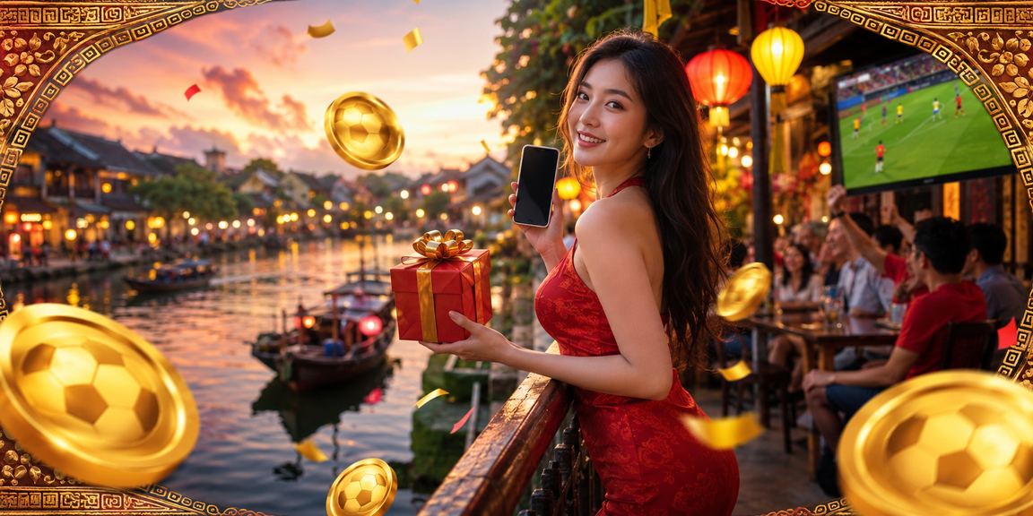 Người dùng truy cập casino trực tuyến trên điện thoại tại Hội An