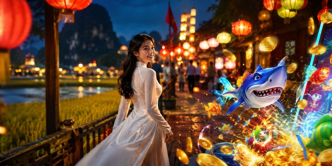 Phụ nữ mặc áo dài chơi game bắn cá trực tuyến tại Ninh Bình